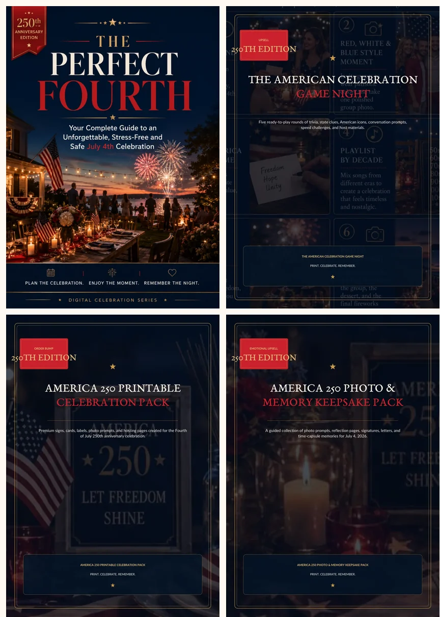 The Perfect Fourth bundle with guide, game night, printable, and keepsake packs